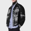 Anthony Davis Black Leather Varsity Jacket