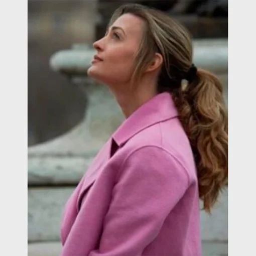 Crimes of Fashion Brooke DOrsay Killer Clutch Pink Coat