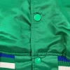 Vintage Hartford Whalers Satin Jacket Green