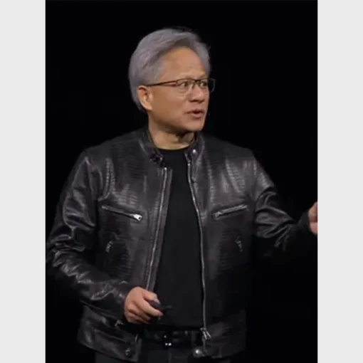 Nvidia-CEO-Jensen-Huang-Lizard-Embossed-Biker-Leather-Jacket