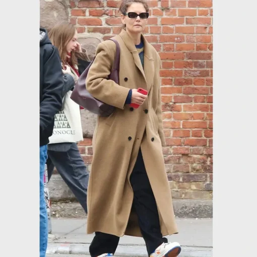 Katie Holmes Gaia Double Breasted Coat