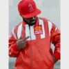 Red And White LL Cool J Troop Champion Jacket
