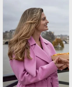 Brooke DOrsay Crimes of Fashion Killer Clutch Pink Coat For Sale