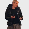 Web Mary Parker Hooded Puffer Jacket For Sale