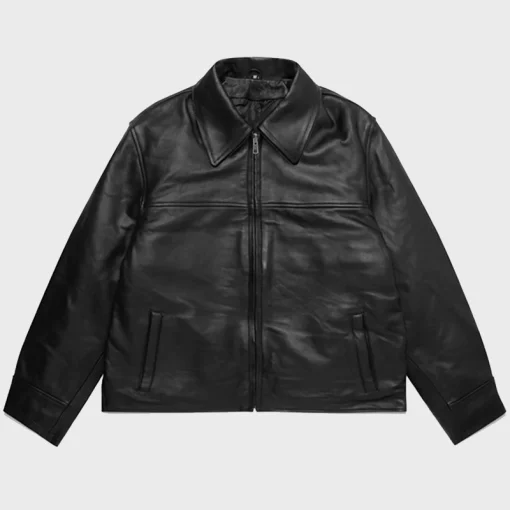 Black Leather Mutimer Jacket