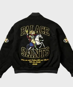 Palace Saints Bomber Jacket Black