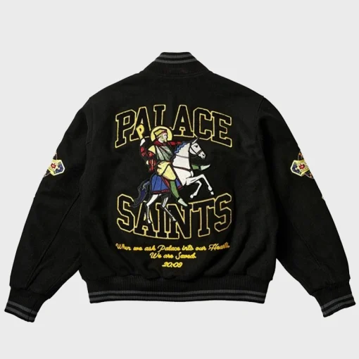 Palace Saints Bomber Jacket Black