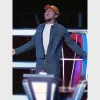 The Voice S25 Blue Printed Jacket