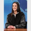 SNL Caitlin Clark Varsity Jacket Black
