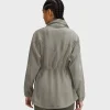 Unisex Cinch-Waist Softstreme Fleece Jacket Grey