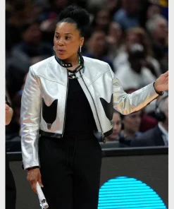 Dawn Staley March Madness Silver Jacket