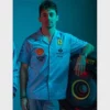 Miami Grand Prix Blue Ferrari Racing Shirt
