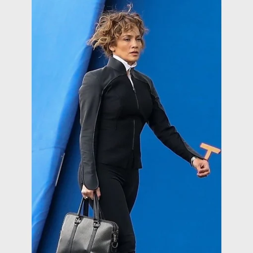 2024 Jennifer Lopez Atlas Black Jacket For Sale