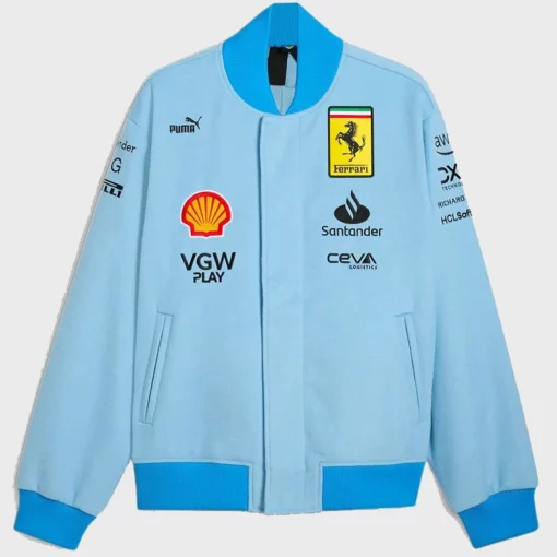 Ferrari Miami Grand Prix Blue Jacket