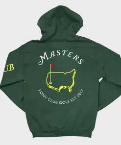 Pullover Green Golf Masters Hoodie For Sale