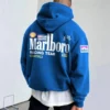 Marlboro Racing Pullover Blue Hoodie