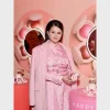 Selena Gomez Pink Rare Beauty Long Coat