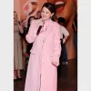 Trendy Selena Gomez Pink Rare Beauty Trench Coat