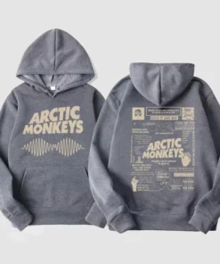 Pullover Arctic Monkeys Music Grey Hoodie