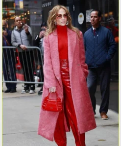 2024 Good Morning America Jennifer Lopez Fur Coat