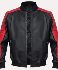 Ryan Gosling Miami Vice Stunt Team Black Leather Jacket