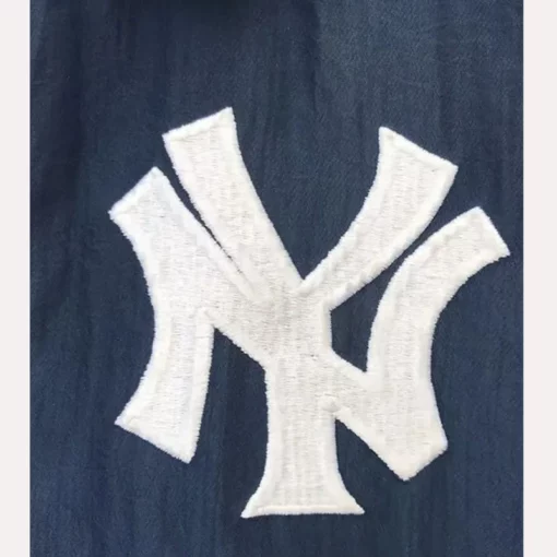 Hailey Bieber New York Yankees Bomber Starter Jacket