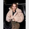 Met Gala Rita Ora Teddy Cropped Jacket Fur