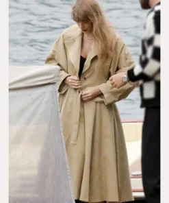 Italy Lake Como Taylor Swift Tan Trench Coat