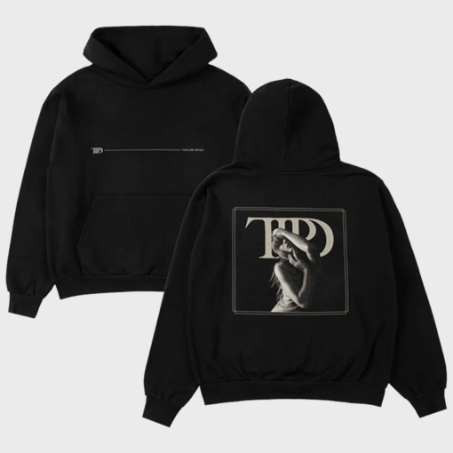 The Tortured Poets Department Spotify Black Taylor Swift Hoodie