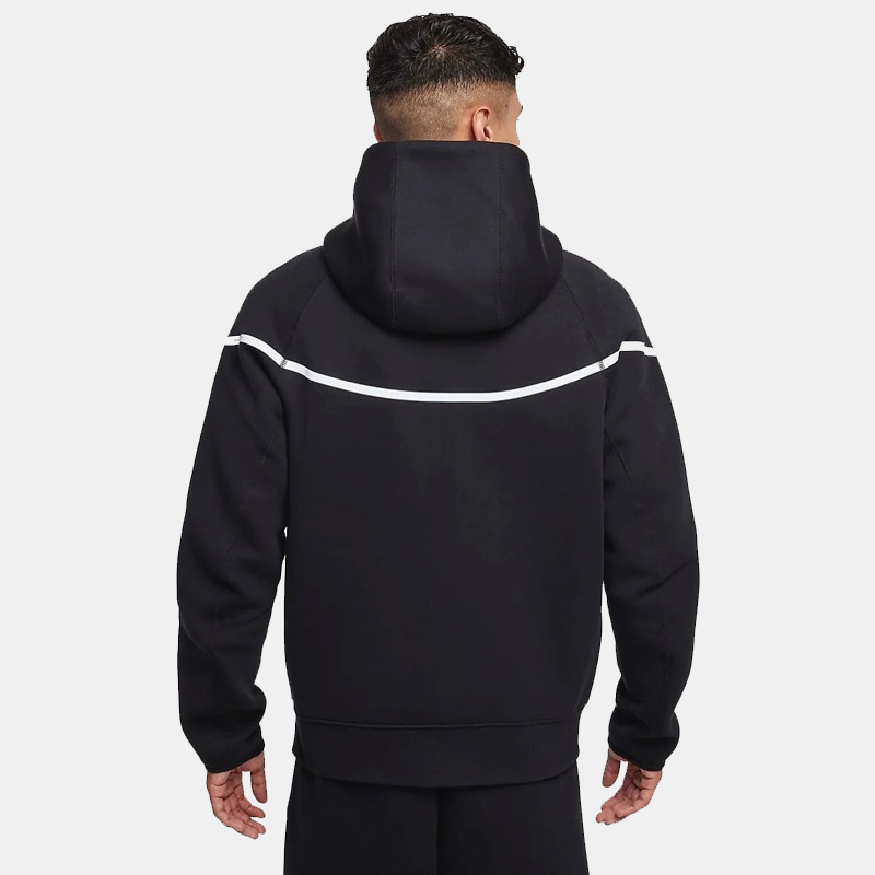 Windrunner Reflective Nike Tech Black Jacket - Danezon