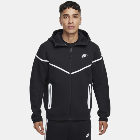 Windrunner Reflective Nike Tech Black Jacket - Danezon