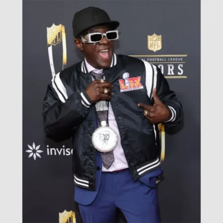 ブ*キ様 LVS-Jacket Lサイズ Flavor Flav Super Bowl LIX Jacket - 14th Annual Honors 2025