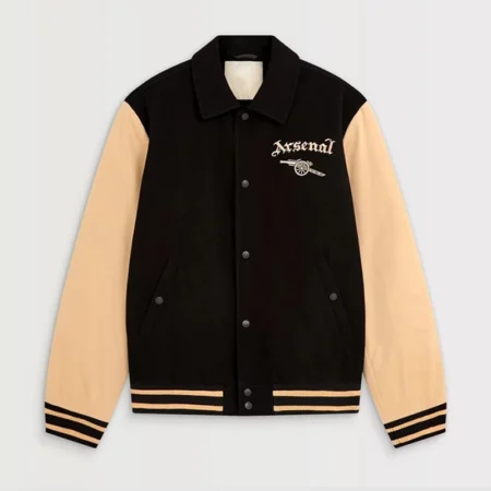 Shop the New Arsenal North London Classic Wool Varsity Jacket