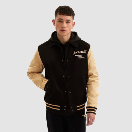 Shop the New Arsenal North London Classic Wool Varsity Jacket
