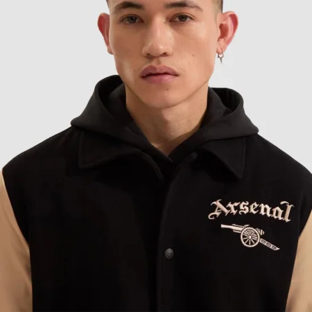 Shop the New Arsenal North London Classic Wool Varsity Jacket