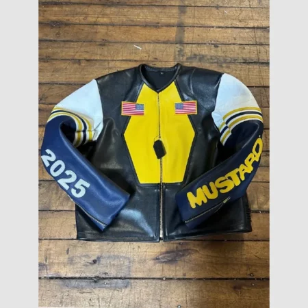 Super Bowl LIX Mustard Leather Jacket - Danezon