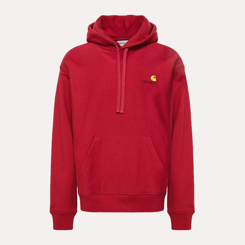 Carhartt Red Midweight Loose Fit Hoodie - Jacketpop