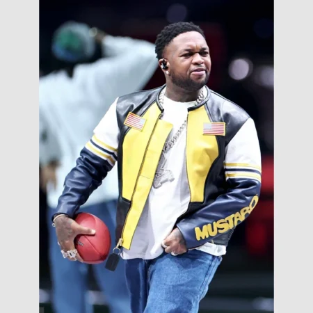 Super Bowl LIX Mustard Leather Jacket - Danezon