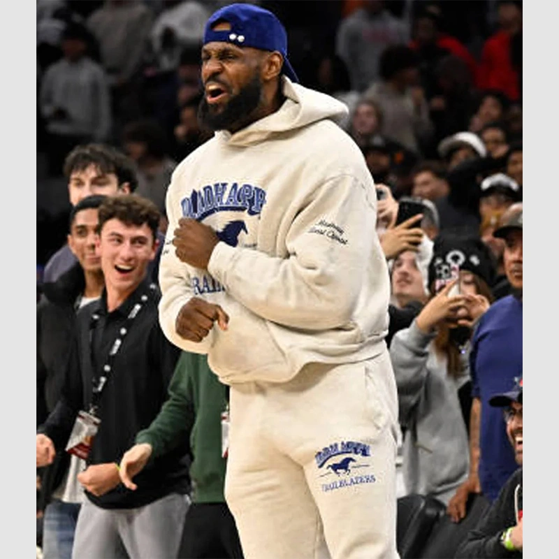 LeBron James Madhappy Grey Hoodie