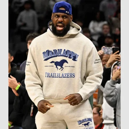 LeBron James Madhappy Grey Hoodie