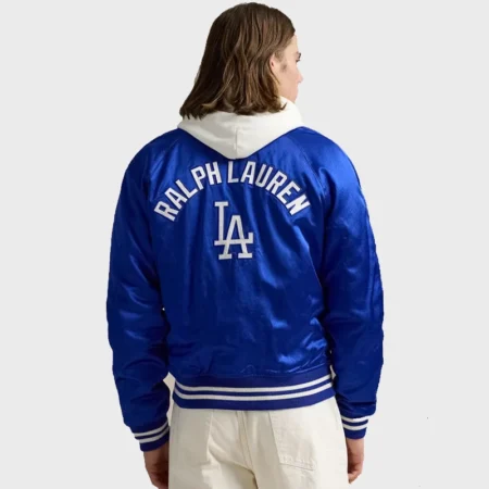 限定価格 Ralph Lauren ドジャース サテンジャケット MLB MLB Tokyo Series Polo Ralph Lauren Dodgers Satin Jacket Blue