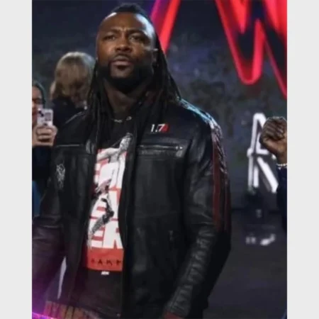 Swerve Strickland AEW N7 Leather Jacket