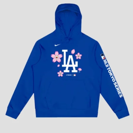 Nike Takashi Murakami x Dodgers Hoodie Black & Blue