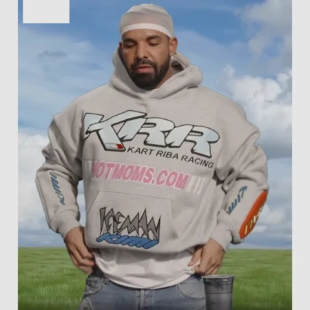 Drake Kart Riba Racing Hoodie | Drake KRR Hoodie Grey
