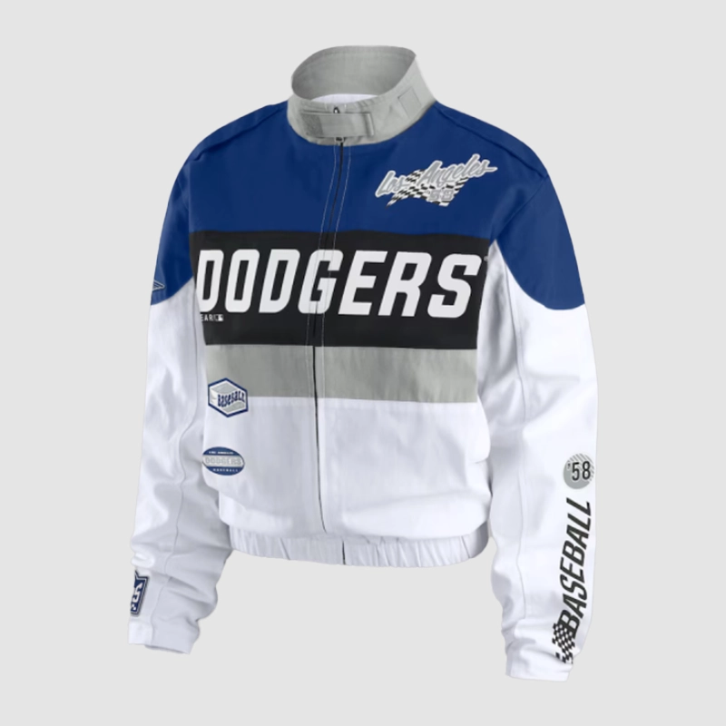 Erin Andrews Los Angeles Dodgers Racer Jacket