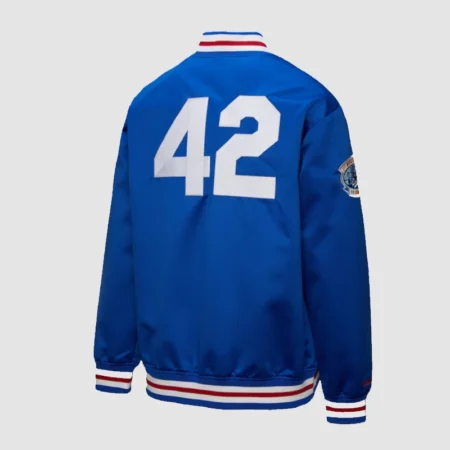 Mitchell & Ness Brooklyn Dodgers Jackie Robinson Jacket Blue