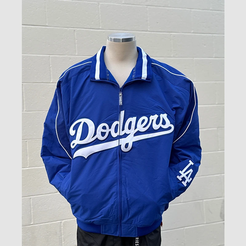 Mitchell & Ness 2005 Dodgers Dugout Jacket Blue