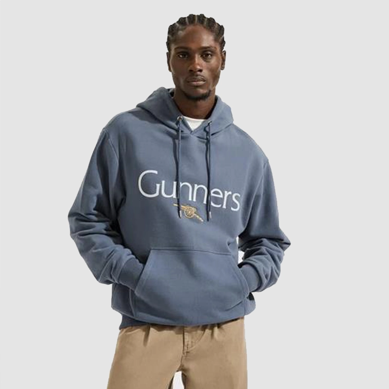 Arsenal Gunners Blue Hoodie | Arsenal Gunners Oversized Hoodie