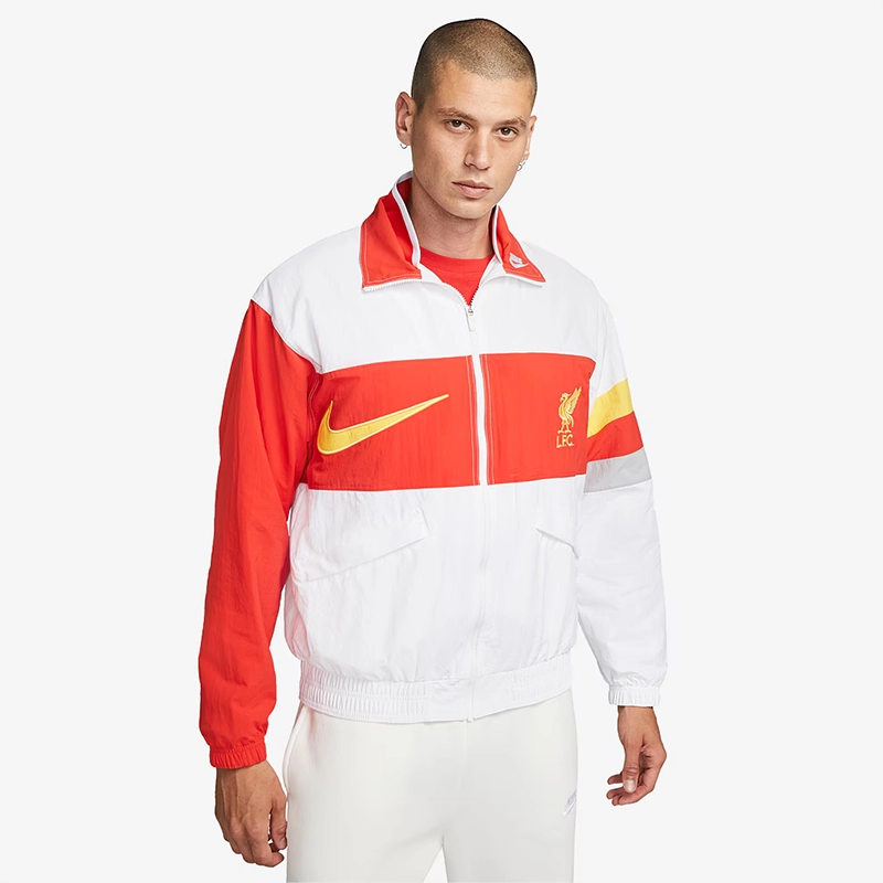 LFC Nike Mens White Heritage Jacket - ON SALE