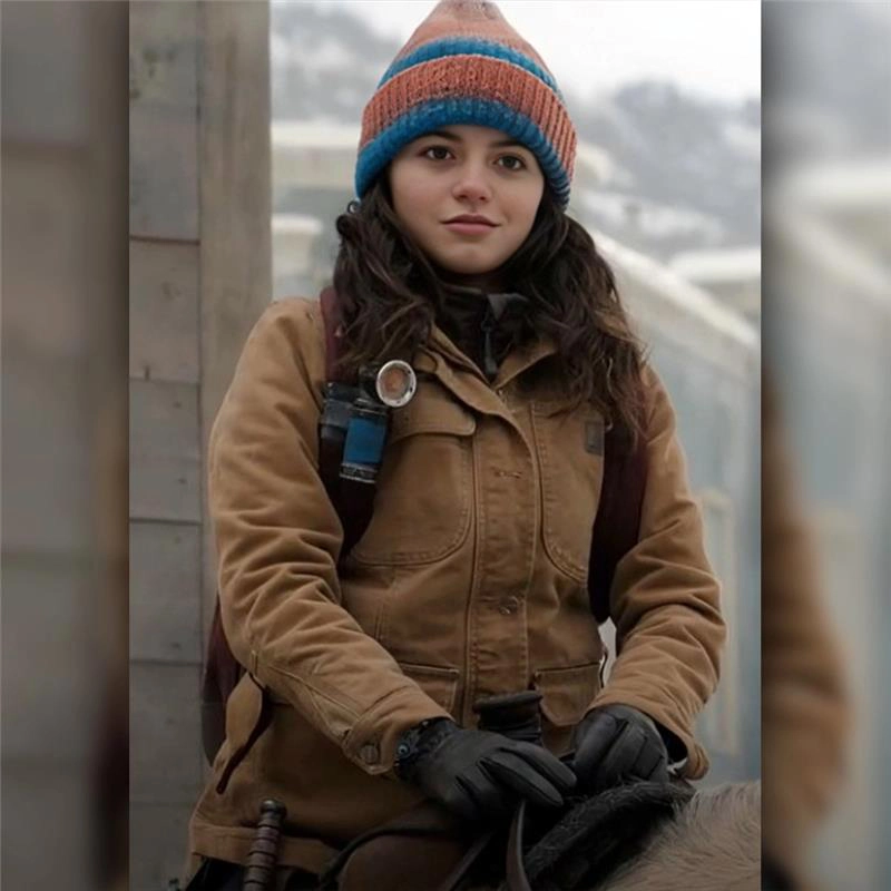 The Last Of Us S02 Isabela Merced Brown Jacket - Danezon